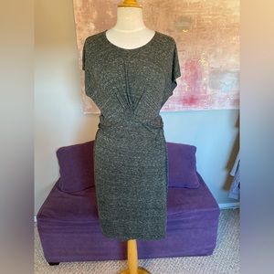 Jessica Simpson Two Tone Short Sleeve Grey Jersey Maternity Dress Size‎ M